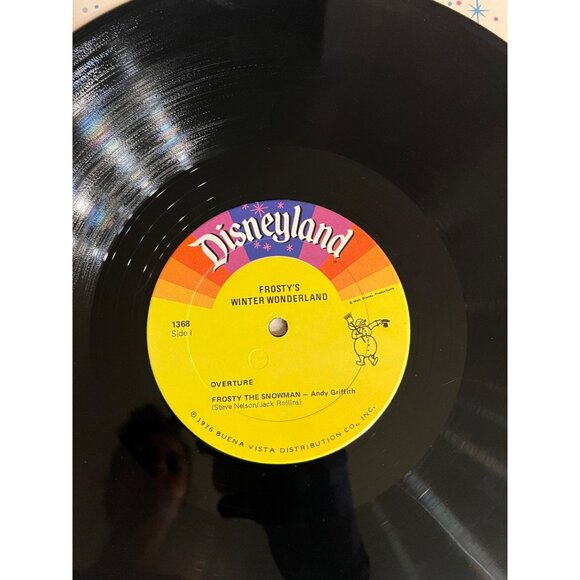 Frosty's Winter Wonderland Complete Story & Original Soundtrack LP 1976 Disneyla - Picture 3 of 5